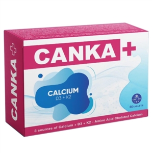 Canka+, hỗ trợ bổ sung canxi và vitamin D3, vitamin K2 cho cơ thể